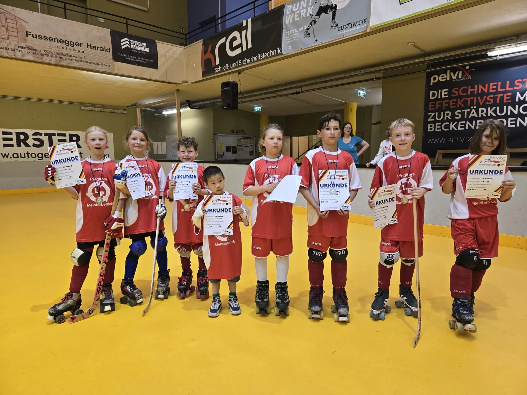 Die jungen Spieler des RHC Dornbirn